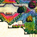 Park Detail- Washington DC Park Drawing