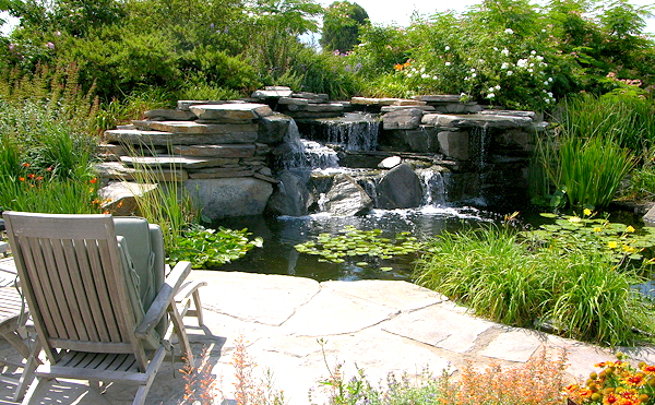 Residential Waterfall- Santa Ynez, CA Waterfall